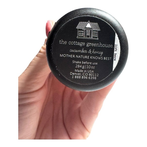 NEW Fine Salt Scrub Cucumber & Honey 10 oz The Cottage Green House Margot Elena - Picture 6 of 6